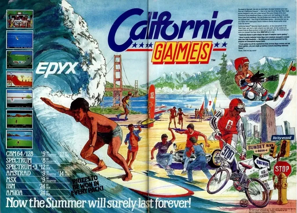 California Games NES ROM Free Download