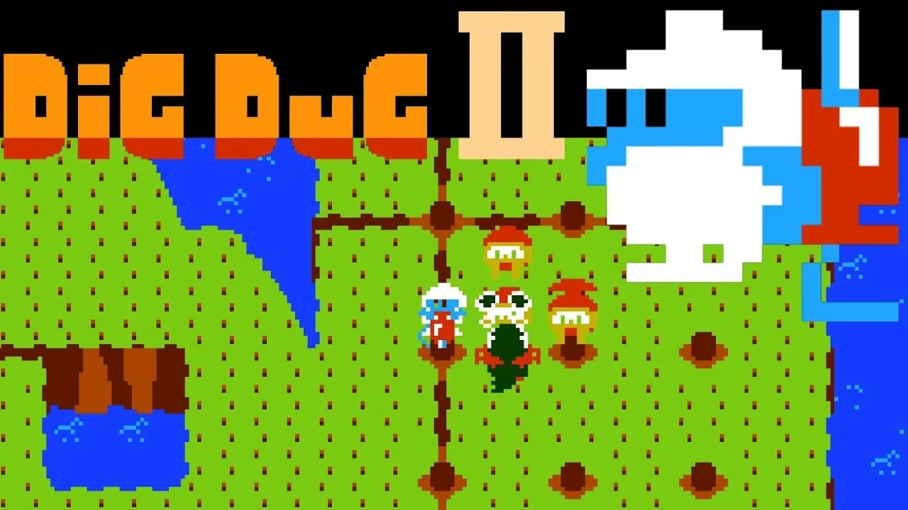Dig Dug II NES ROM Free Download
