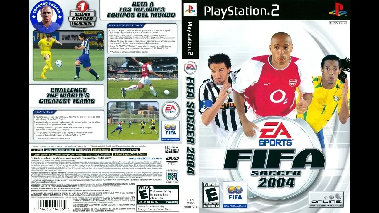 FIFA 2004 PS2 ROM Download