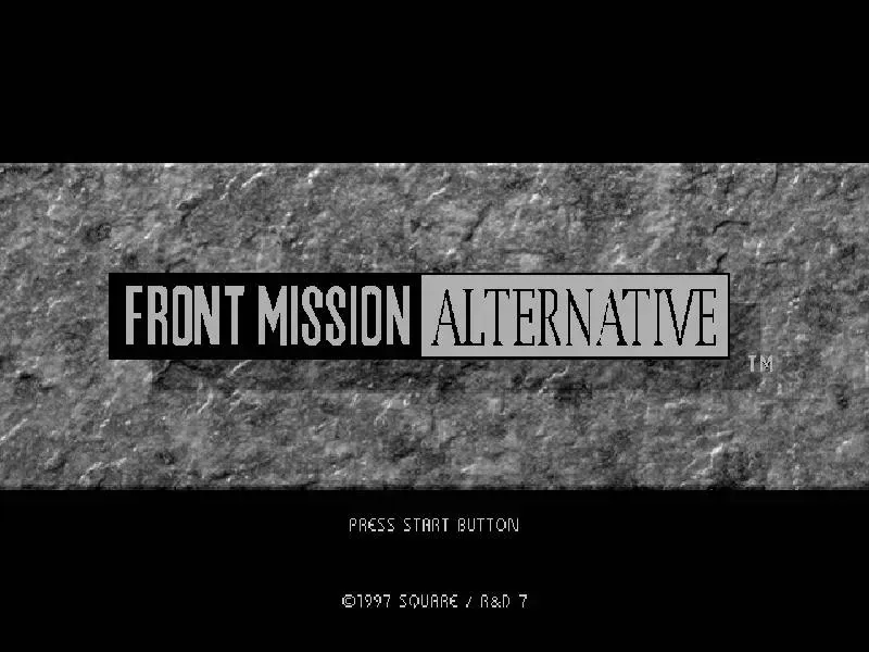 Front Mission Alternative PS1 ROM Download