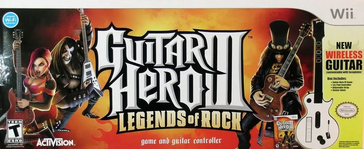 Guitar Hero III Legends of Rock WII ROM Download