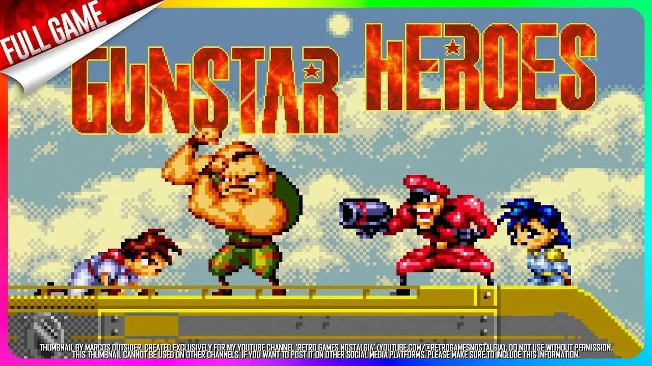 Gunstar Heroes SEGA Genesis (SG) ROM Download