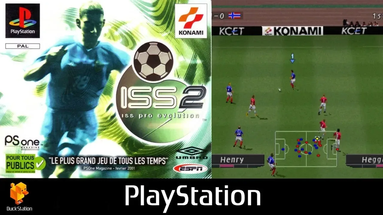 ISS Pro Evolution 2 PS1 ROM Download