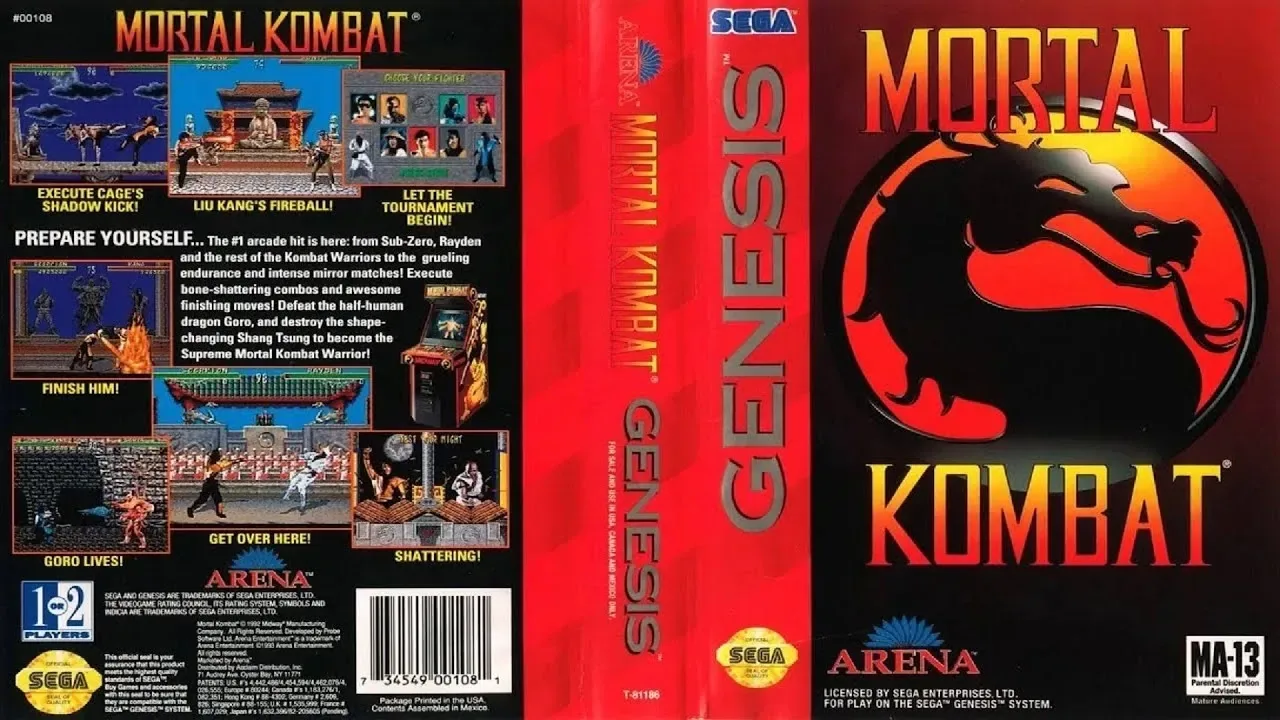 Mortal Kombat SEGA Genesis (SG) ROM Download