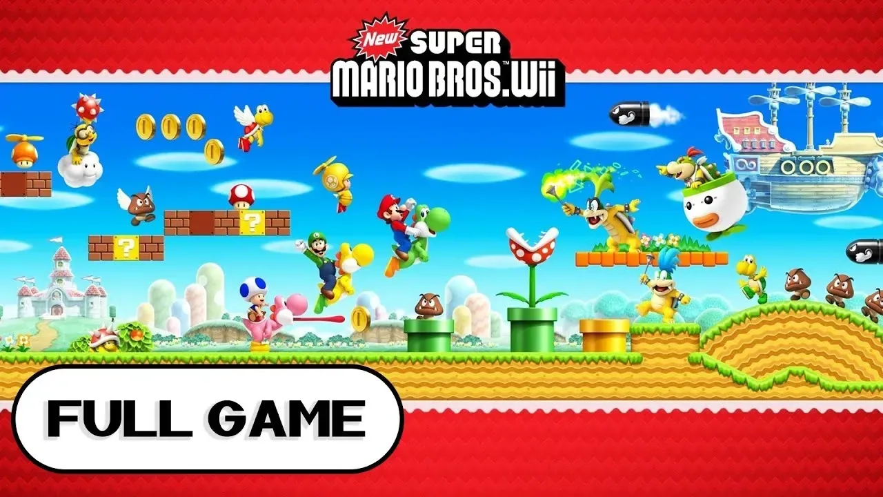 New Super Mario Bros Wii WII ROM Download