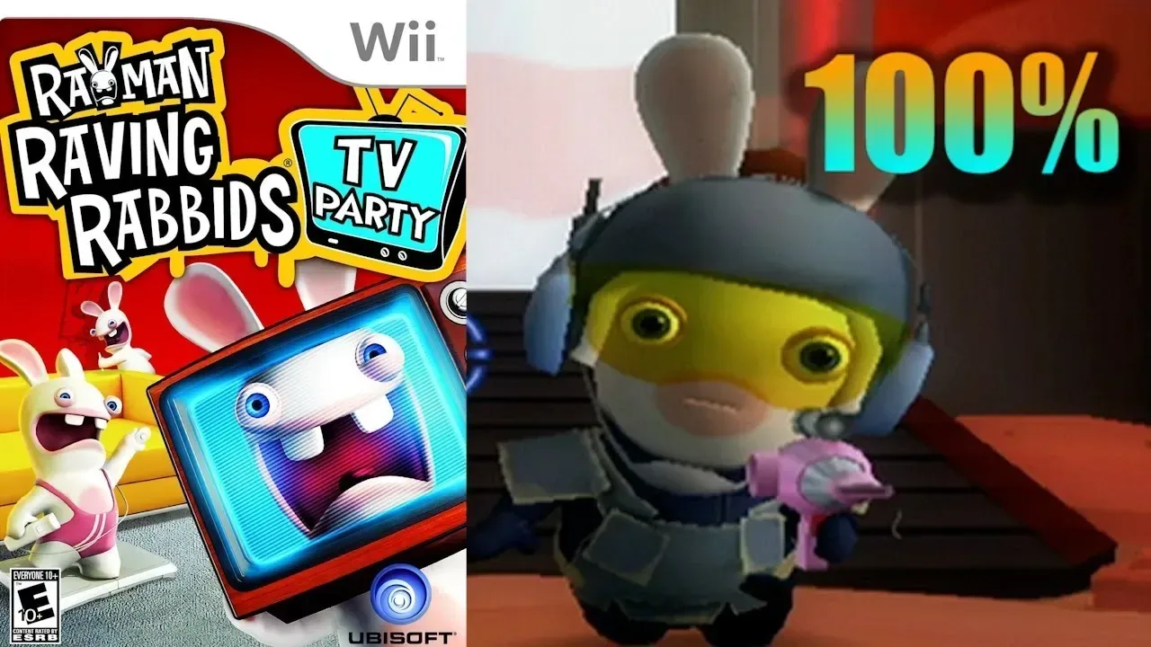 Rayman Raving Rabbids TV Party WII ROM Download