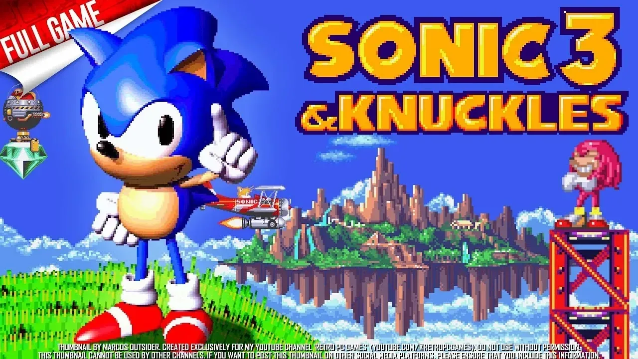 Sonic 3 and Knuckles SEGA Genesis (SG) ROM Download