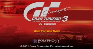 Gran Turismo 3 A-spec PS2 ROM Download